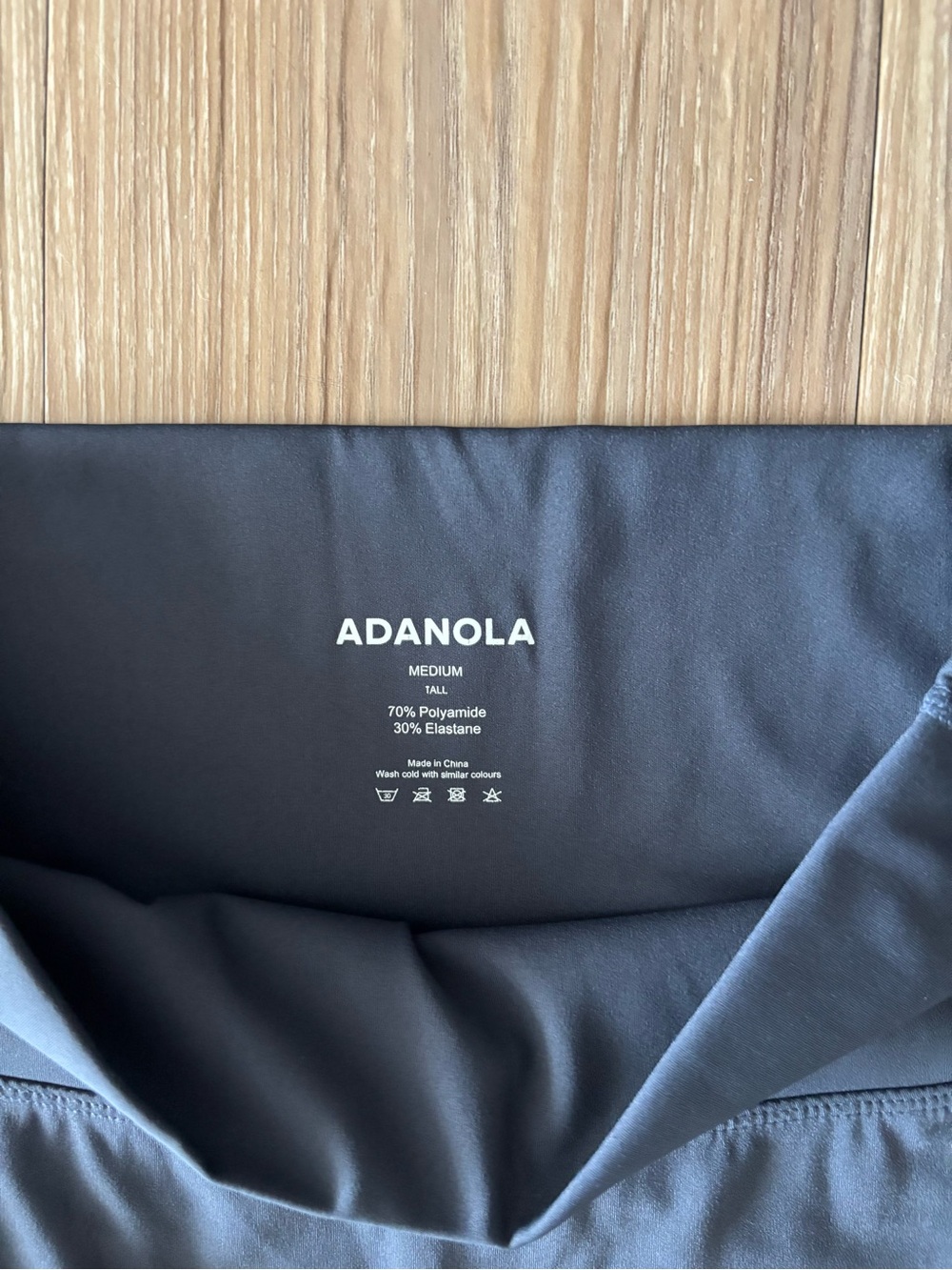 Adanola Ultimate Leggings High Rise Graphite Gray Womens Medium Tall Athletic - Picture 10 of 11